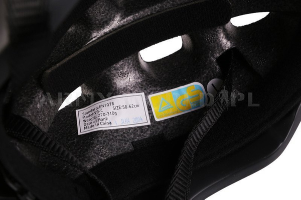 Kask Ochronny Rowerowy V9-C Police Czarny Demobil DB