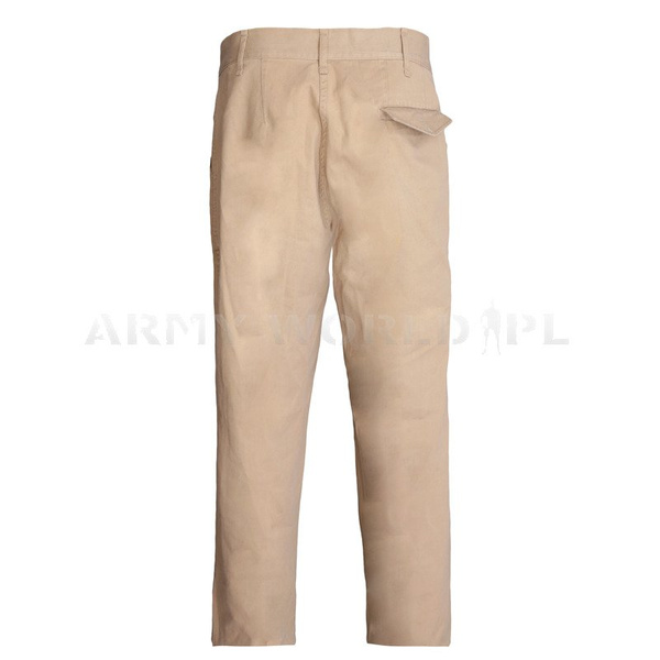 Trousers Belgian Beige Genuine Military Surplus Used 