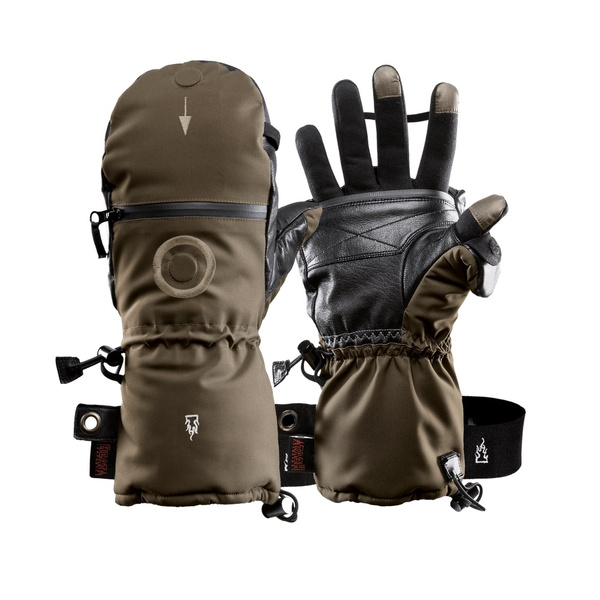 Rękawice Zimowe Łapki HEAT 3 Smart The Heat Company Tarmac - Brązowe