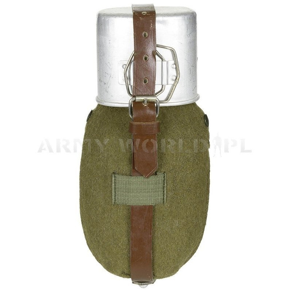 Military Canteen Romanian With Cup And Case Olive Original Used