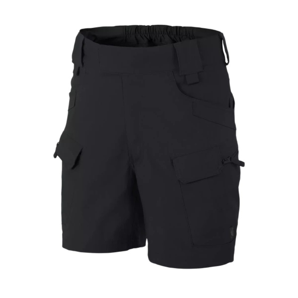 Bermudy / Krótkie Spodnie Urban Tactical Shorts UTS Stretch Helikon-Tex Ripstop 6" Czarne (SP-UTU-SP-01)