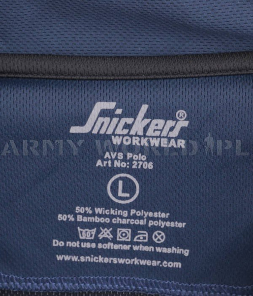 Man's Polo Shirt Short Sleeves Coolmax Navy Blue Original Used  