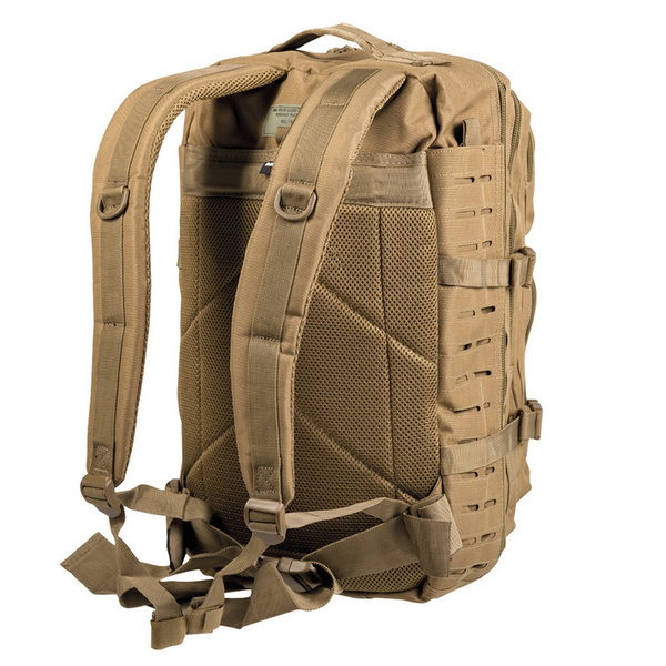 Backpack US Assault Pack LG model LASER CUT Coyote New (14002705)