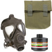 Maska Przeciwgazowa Austriacka Wojskowa Drager M65a2 / BC65 + Filtr CF32 ABEK Hg P3 + Pokrowiec Oryginał Demobil BDB