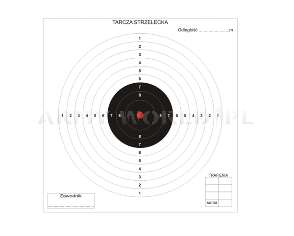 Shooting Targets 14 x 14 cm 100 Pieces