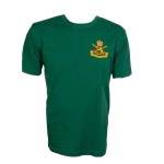 T-shirt Termoaktywny Coolmax Z Naszywką Miecze Zielony Oryginał Demobil BDB