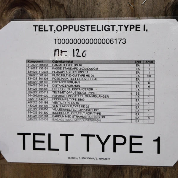 Namiot Pneumatyczny Wojskowy 6T6129 Olive Oryginał Demobil DB