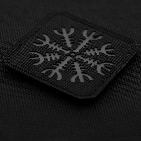 Naszywka Hełm Grozy Cięta Laser Cut M-Tac Black/Grey (51220211)
