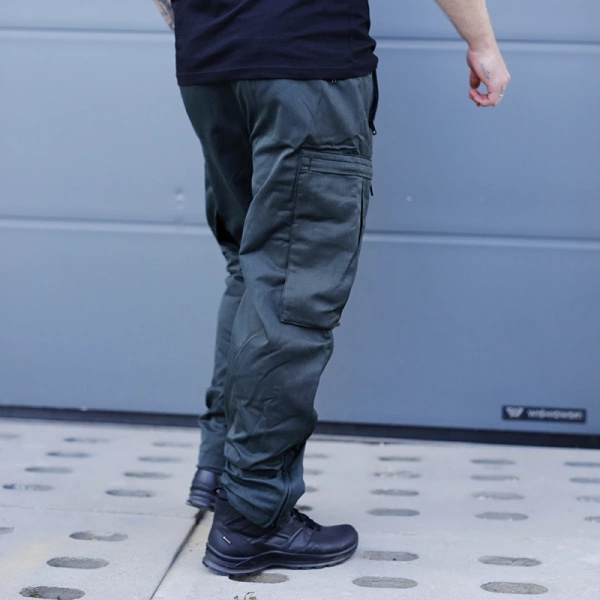 Spodnie Techniczne Jednostki Specjalnej Bundeswehr Trudnopalne TEA Szare Oryginał Demobil BDB