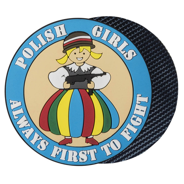 Emblemat PVC "POLISH GIRLS" Helikon-Tex Niebieski (OD-PGF-RB-37)