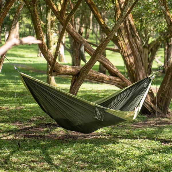 Hamak Dwuosobowy Original Hammock Ticket To The Moon Army Green /Green Apple (TMO2475)