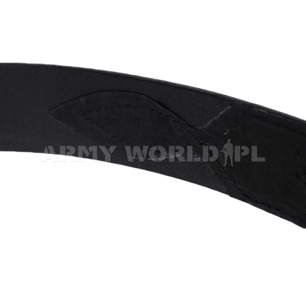 Pas Oficerski Skórzany Z Koalicyjką Czarny Nowy