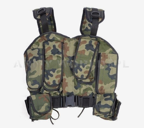 Polish Military Tactical Vest 988/MON Wz 93 Original Demobil SecondHand