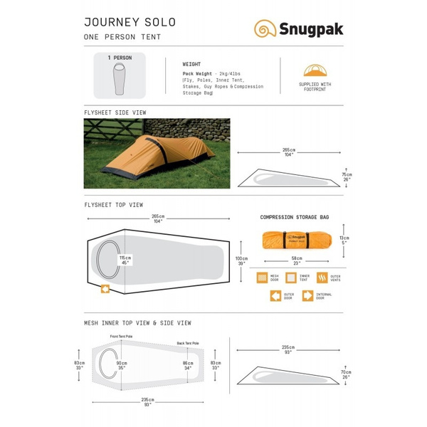 Tent Journey Solo Snugpak 