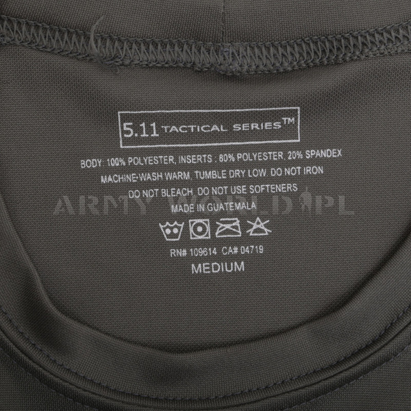 T-shirt Tactical 5.11 Szary Oryginał Demobil BDB