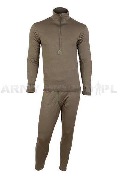 Thermoactive Underwear Level 2 III Gen. Mil-tec Olive - Set - Shirt + Drawers (11222001)