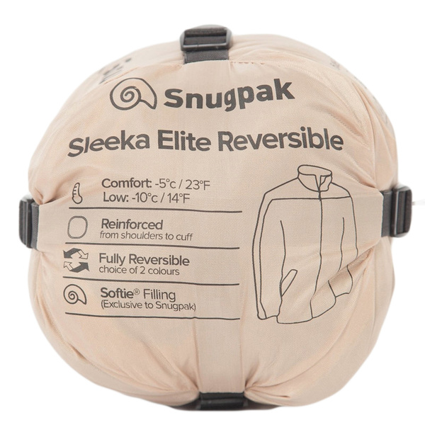 Kurtka Dwustronna Sleeka Elite Reversible (-5°C / -10°C) Snugpak Olive / Desert Tan