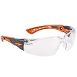 Glasses Bolle Safety Rush+ Clear Orange Temples Arms  (RUSHPPSIO)