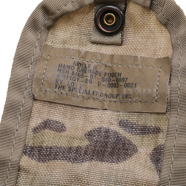 US Army Hand Grenade Pouch Multicam Original Used