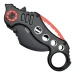 Nóż SCK Steel Claw Knives Karambit K29 Czarno / Czerwony (CC-CW-K29)