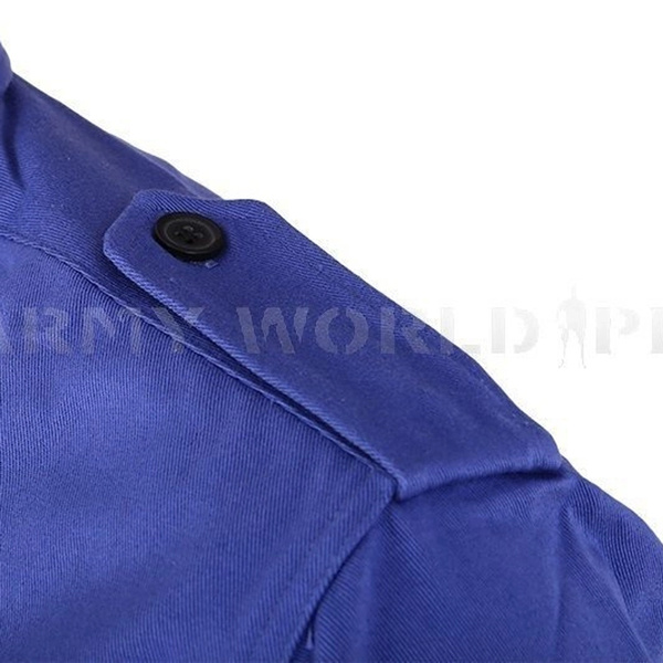 Dutch Military Work Shirt Blue Original New - Set Of 100 Pieces