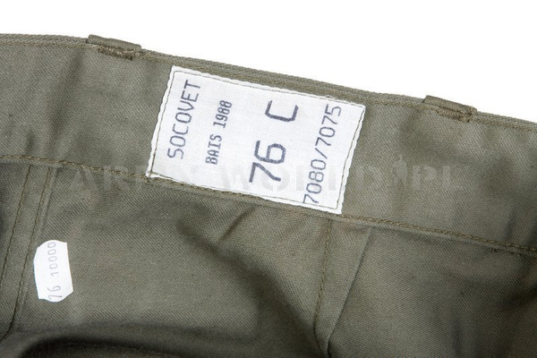 French Army Trousers New Model F1/F2 Olive Original New - Set Of 10 Pairs