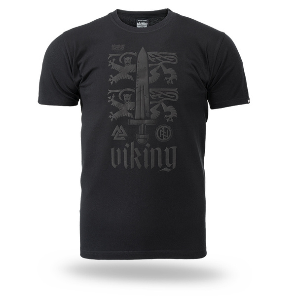 T-shirt Viking Lion Doberman's Aggressive Czarny (TS371A)