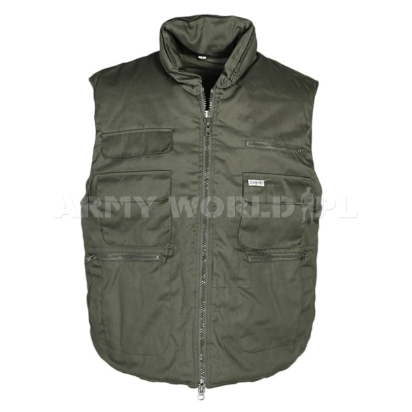 Bezrękawnik Vest Ziegler's Z Kieszeniami Olive Powystawowy