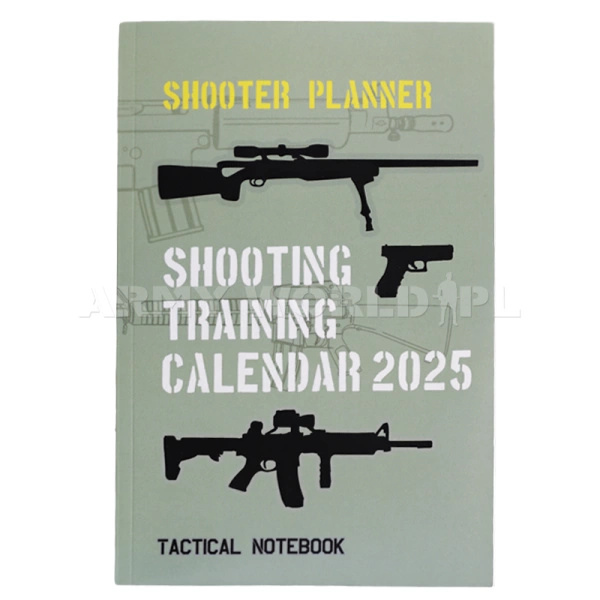 Zeszyt „Shooting Training Calendar 2025” Rygor