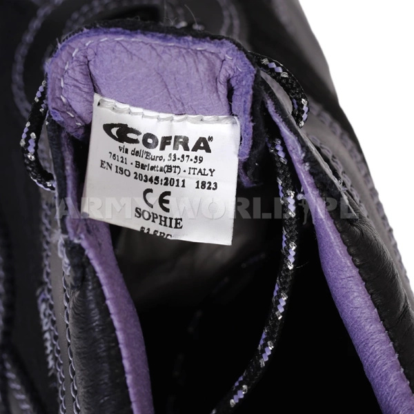 Buty Robocze COFRA Z Podnoskiem SOPHIE S3 SR Czarne Oryginał Nowe