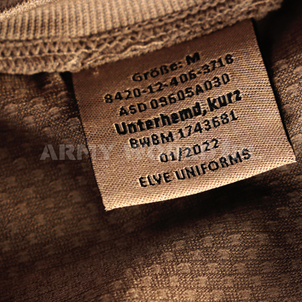 T-shirt Termoaktywny Bundeshwehr KSK Coyote Oryginał Demobil DB