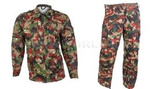 Military Swiss Uniform Jacket and Trousers Original Demobil - Set Of 10