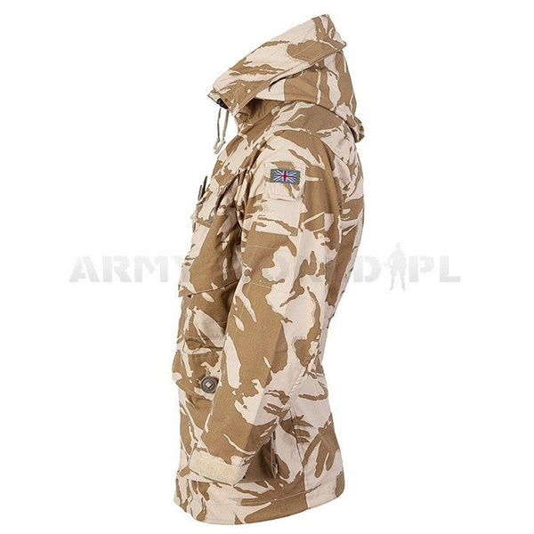 Kurtka Wojskowa Parka Brytyjska Pustynna Windproof DPM Desert Oryginał Nowa 