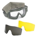 Ballistic Goggles Revision Desert Locus Foliage Green  + 3 Lenses Genuine Military Surplus New