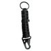 Brelok Z Karabińczykiem Paracord + Krzesiwo JB Tacticals Czarny