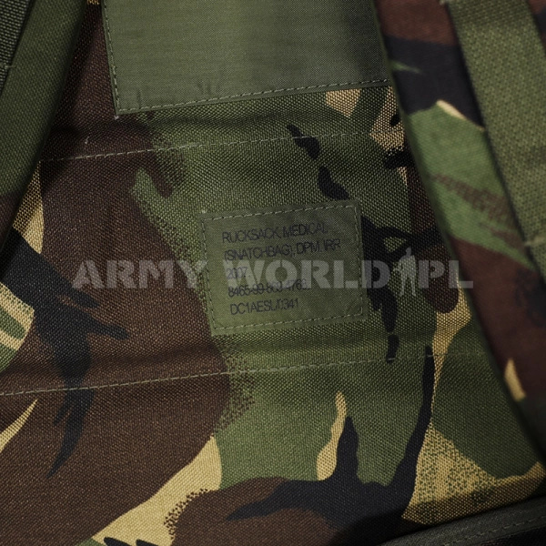 Apteczka Plecak Wojskowy Holenderski Large IRR DPM Oryginał Demobil Idaelny