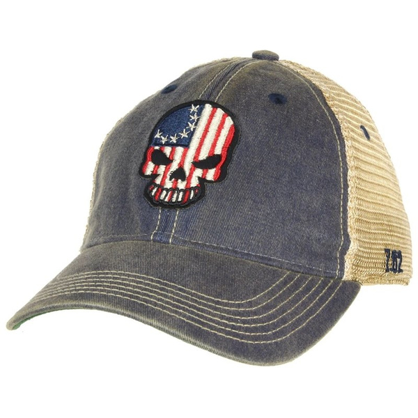 Czapka Betsy Ross Flag Skull  Vintage 7.62 Design Navy (HAT-T1095NVY)