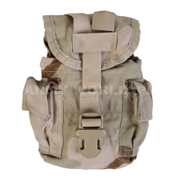 Manierka US Army 1 L + Pokrowiec Molle 3 Color Oryginał Demobil DB