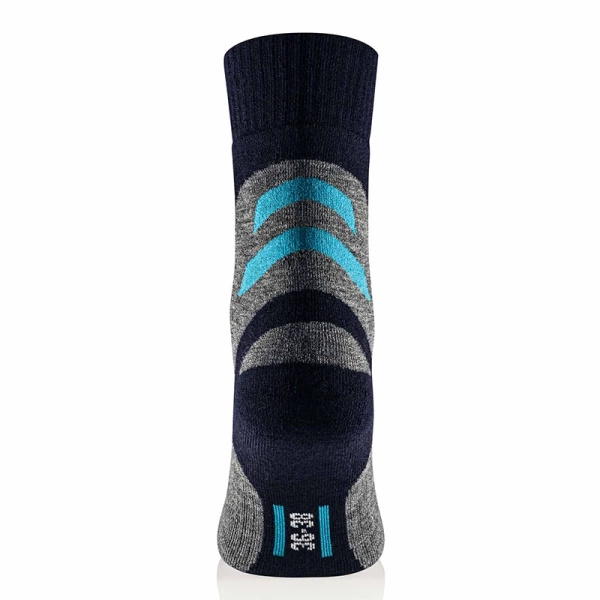 Skarpety Damskie Trekking Merino Brubeck Jasnoszaro / Pomarańczowe (SC5003W )