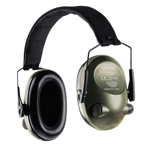 Electronic Ear Defenders Mil-tec Oliv New (16243001)