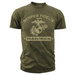 T-shirt United States Marines Semper Fidelis Retro 7.62 Design Olive (BIT-660OLV)