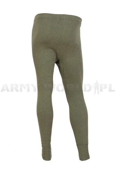 Kalesony Wojskowe Bundeswehr Wersja Zimowa Olive Oryginał Demobil BDB
