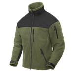 Fleece Jacket Windblocker Helikon-Tex Classic Olive Green / Black (BL-CAF-FM-16)