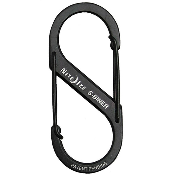 Nite Ize S-Biner #3 Steel Carabiner Black (SB3-03-01)