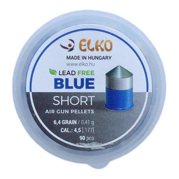 Śrut Stalowo-Teflonowy Blue Short Elko 4,5 mm Niebieski 90 szt.