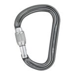 Carabiner William Screw-Lock Petzl Silver