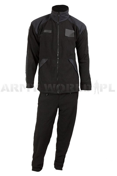 Fleece Military Warmer + Trousers 621/MON Original Black New