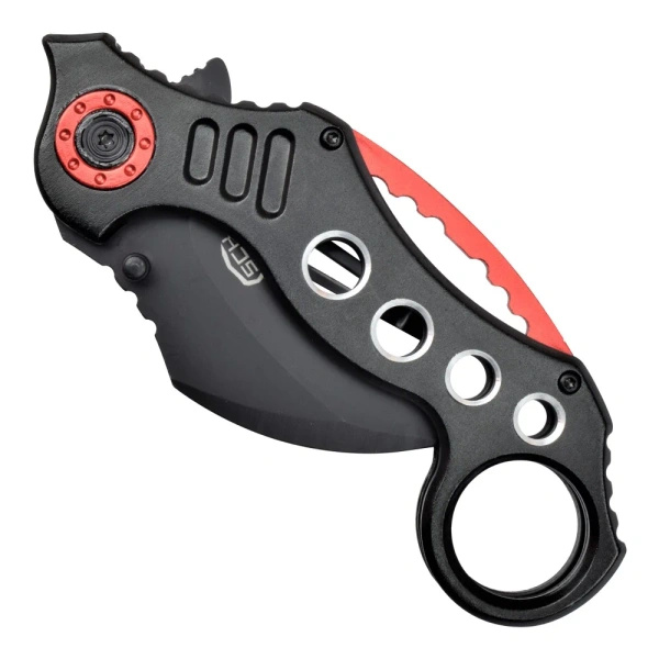Nóż SCK Steel Claw Knives Karambit K29 Czarno / Czerwony (CC-CW-K29)