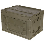 Skrzynka Turystyczna Plastikowa Składana 60L MFH Olive (27160C)