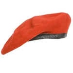 Military Beret Bundeswehr Coral-coloured Original Demobil